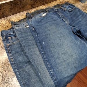 *Lot* of 3 Old Navy "work" jeans